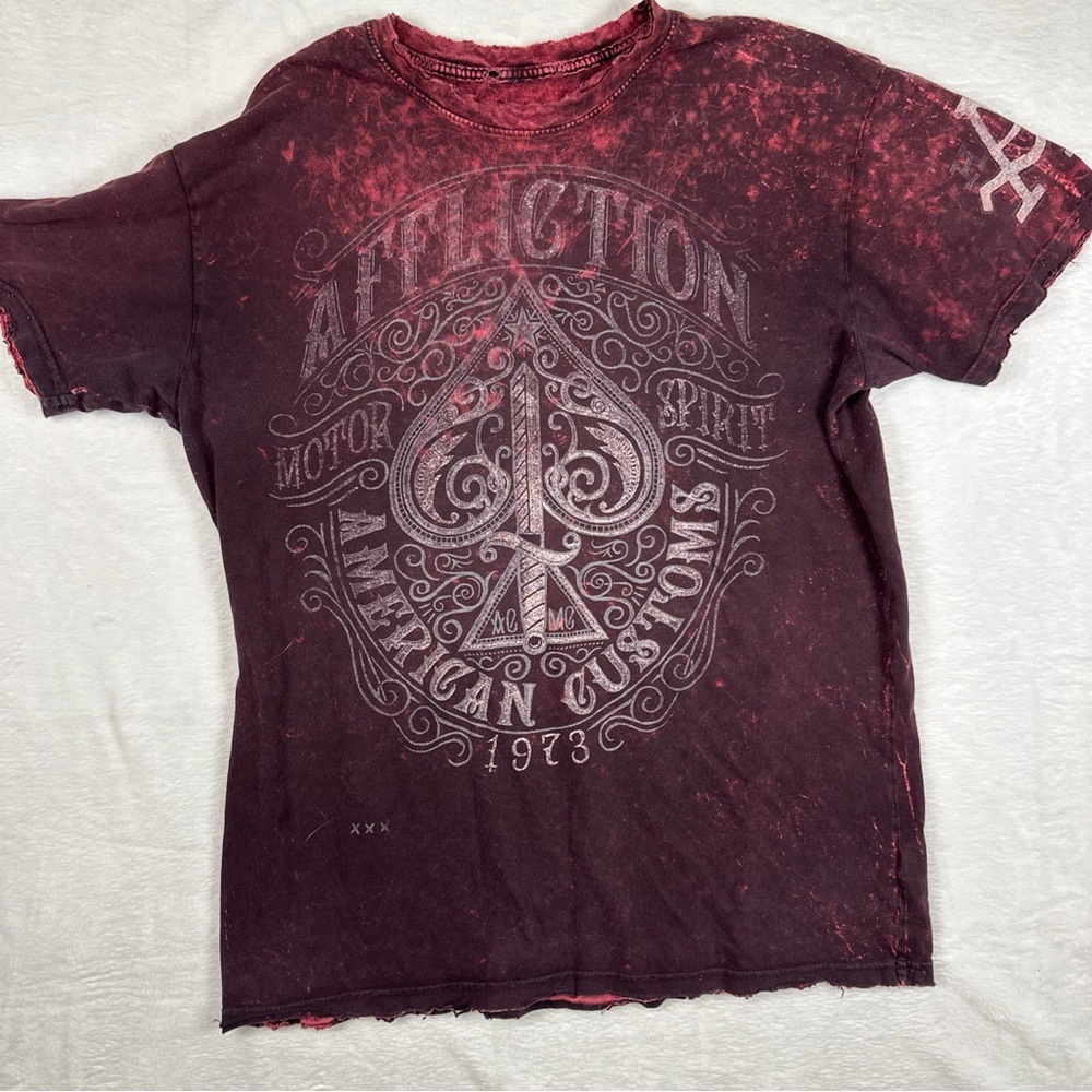 Affliction Crimson Speed Shop Tee